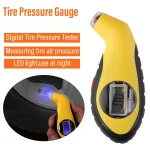 Tire Pressure Gauge Digital Tester LED Digital Meter Fits Car Truck Motorcycle