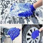 Microfiber Washing Hand Gloves Car Window Dust Cleaning Household Cleaning Kitchen Cleaning