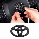 Toyota Car Wheel Steering Logo – Carbon Fiber Designs for Your Vehicle